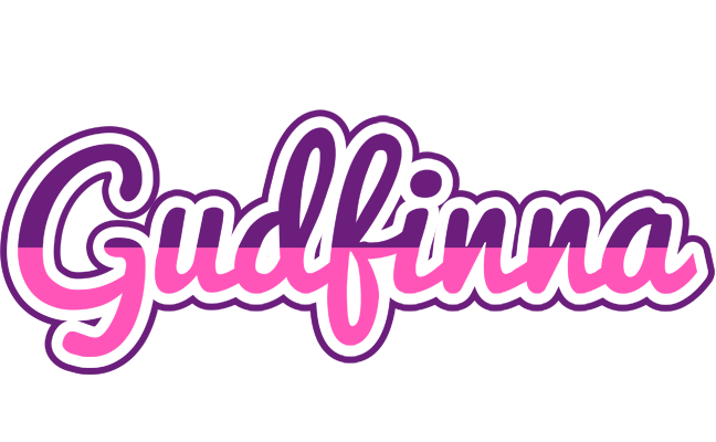 Gudfinna cheerful logo