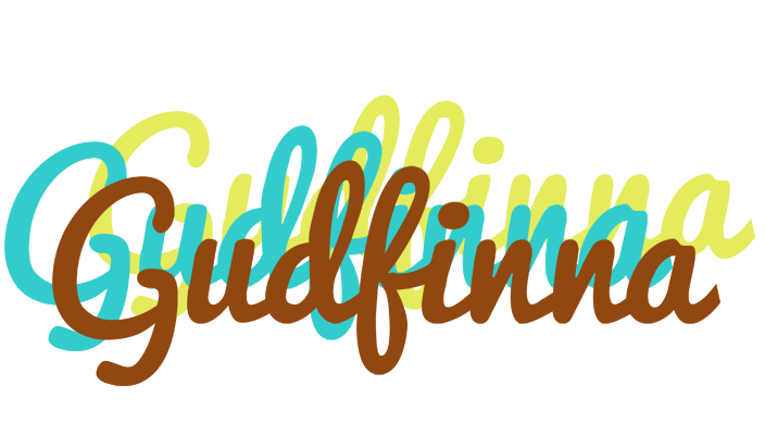 Gudfinna cupcake logo