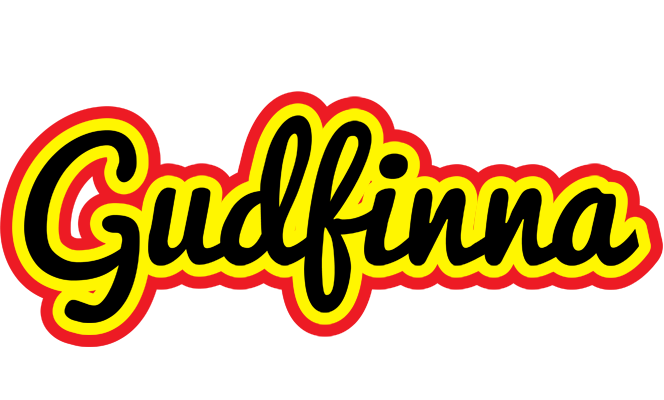 Gudfinna flaming logo