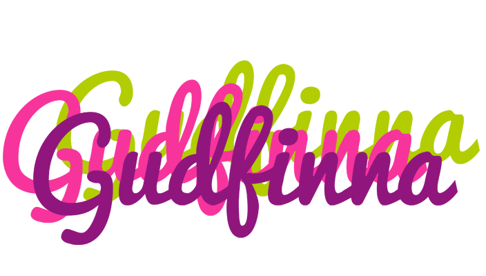 Gudfinna flowers logo