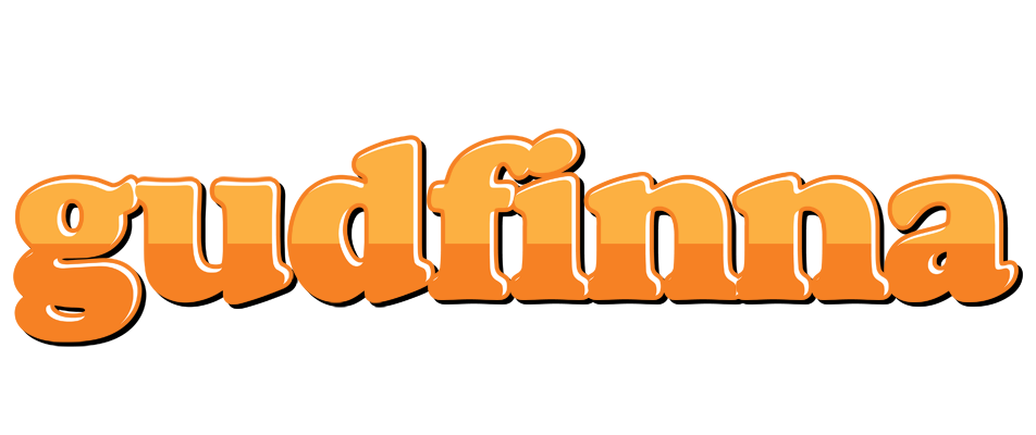 Gudfinna orange logo