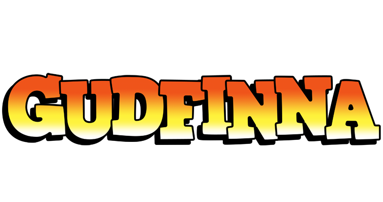 Gudfinna sunset logo