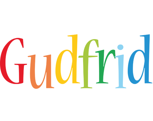 Gudfrid birthday logo
