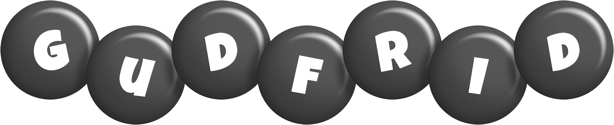 Gudfrid candy-black logo
