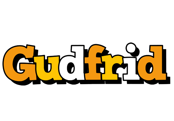 Gudfrid cartoon logo