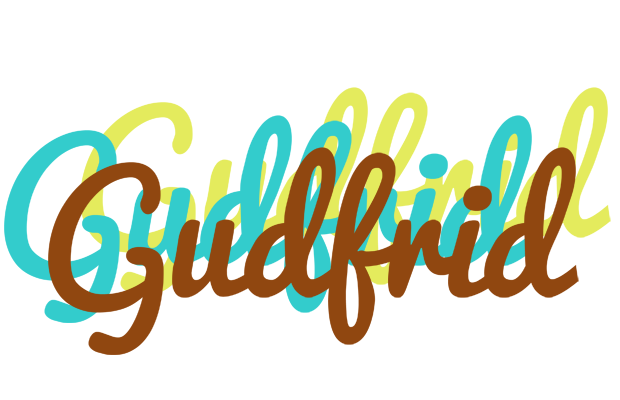 Gudfrid cupcake logo