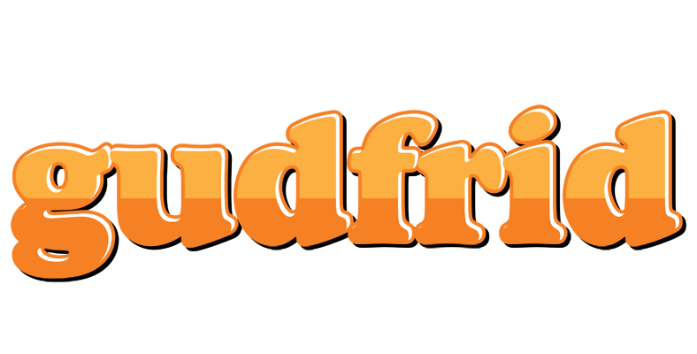 Gudfrid orange logo