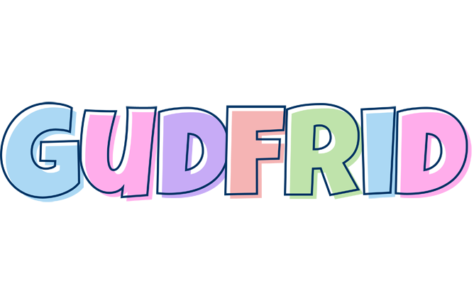 Gudfrid pastel logo