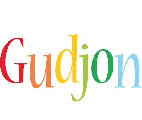 Gudjon birthday logo