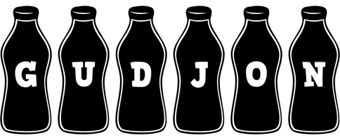 Gudjon bottle logo