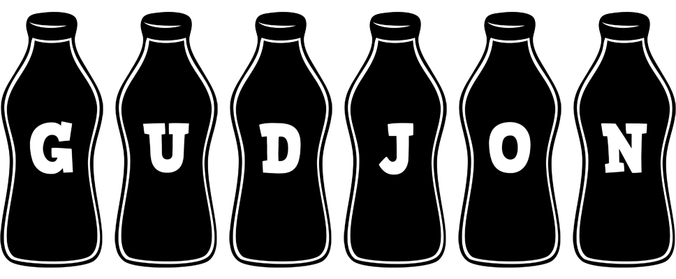 Gudjon bottle logo