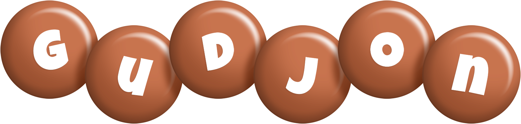 Gudjon candy-brown logo