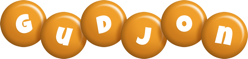 Gudjon candy-orange logo