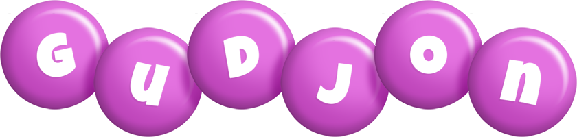 Gudjon candy-purple logo