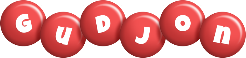 Gudjon candy-red logo