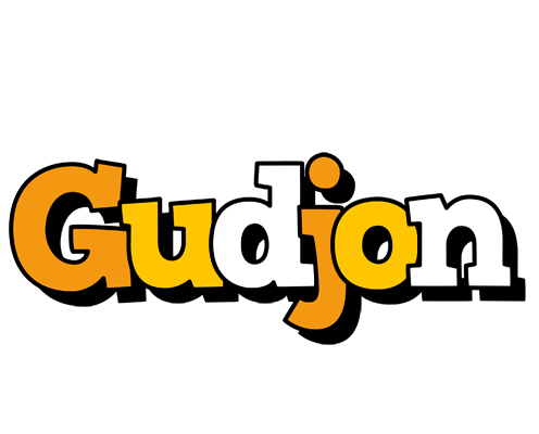 Gudjon cartoon logo