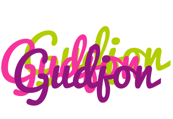 Gudjon flowers logo