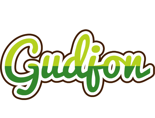 Gudjon golfing logo