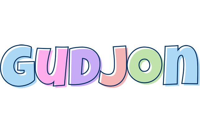 Gudjon pastel logo