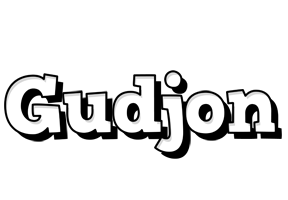 Gudjon snowing logo