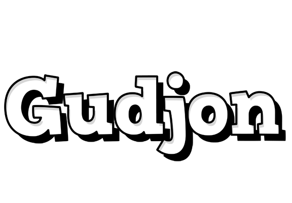 Gudjon snowing logo