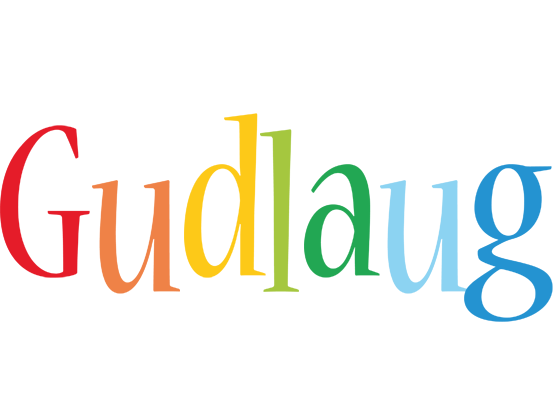 Gudlaug birthday logo