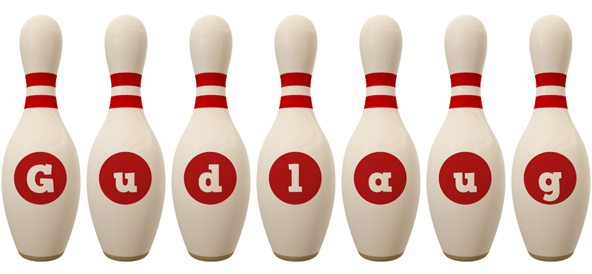 Gudlaug bowling-pin logo