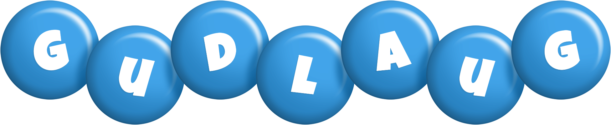 Gudlaug candy-blue logo