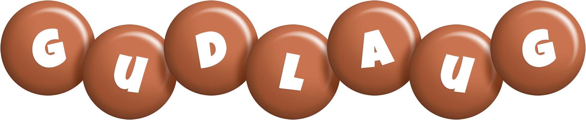 Gudlaug candy-brown logo