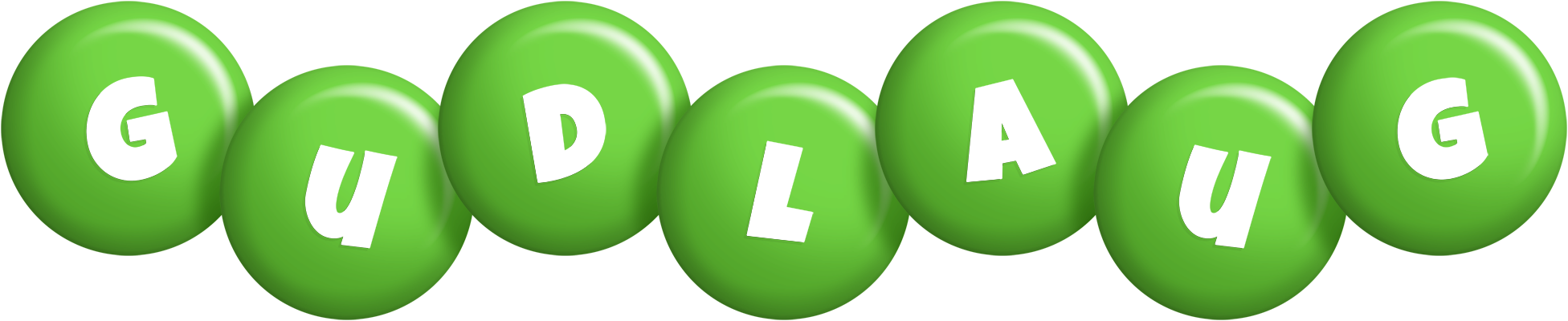 Gudlaug candy-green logo