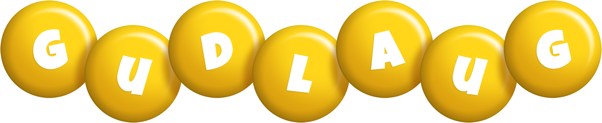 Gudlaug candy-yellow logo
