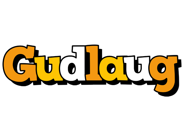 Gudlaug cartoon logo