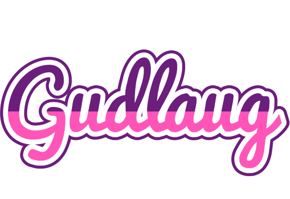 Gudlaug cheerful logo