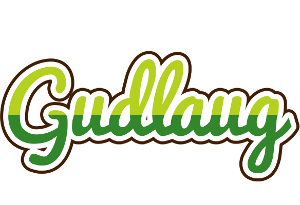 Gudlaug golfing logo