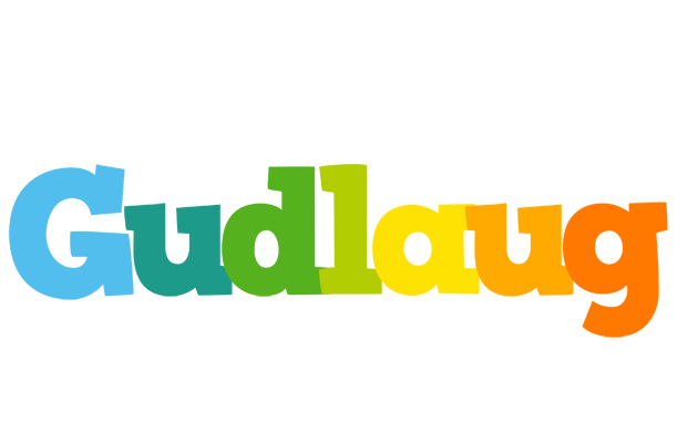 Gudlaug rainbows logo