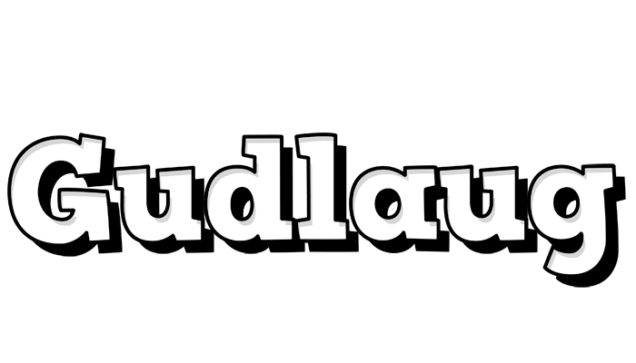 Gudlaug snowing logo