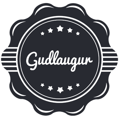 Gudlaugur badge logo