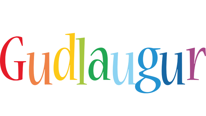 Gudlaugur birthday logo
