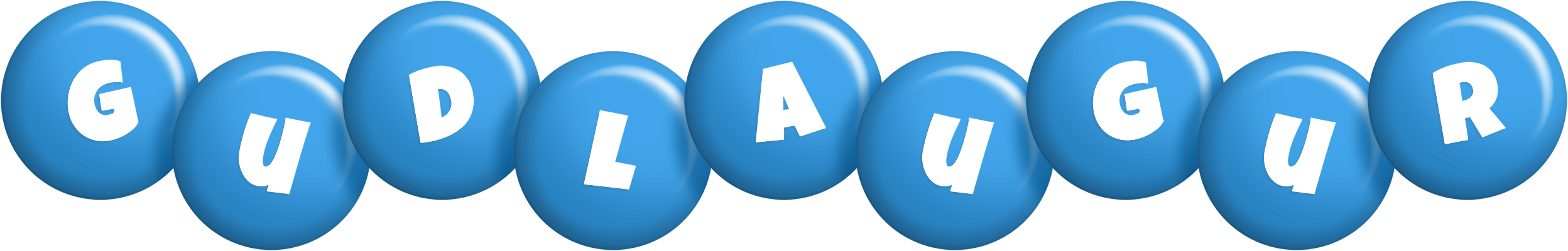 Gudlaugur candy-blue logo
