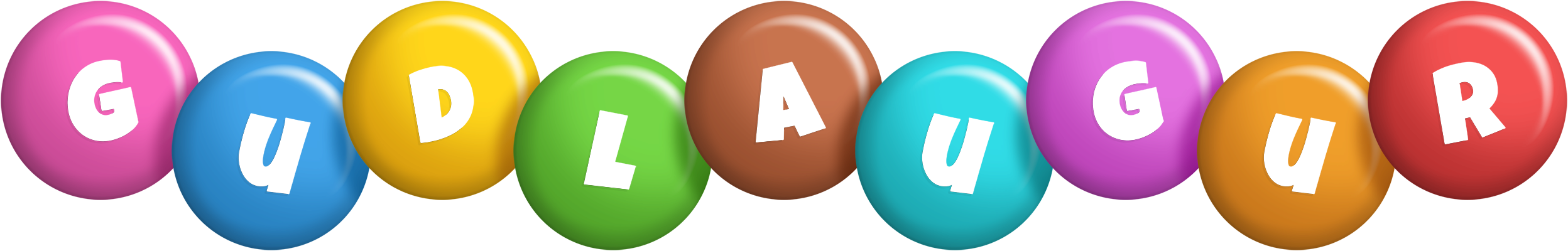 Gudlaugur candy logo