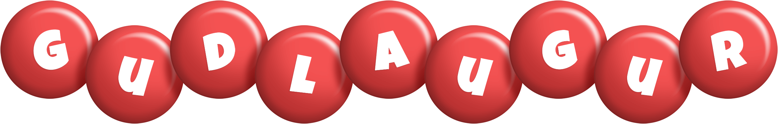Gudlaugur candy-red logo