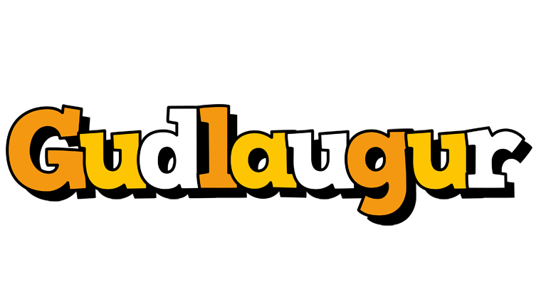 Gudlaugur cartoon logo