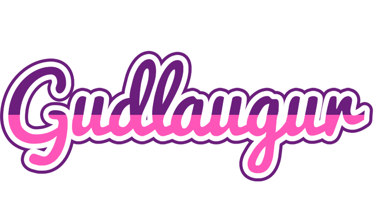 Gudlaugur cheerful logo