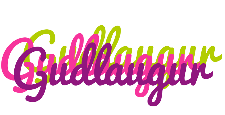 Gudlaugur flowers logo
