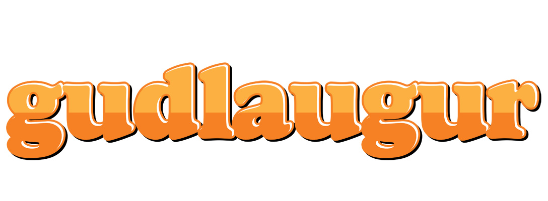 Gudlaugur orange logo