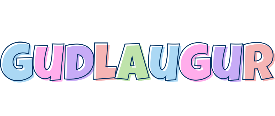 Gudlaugur pastel logo