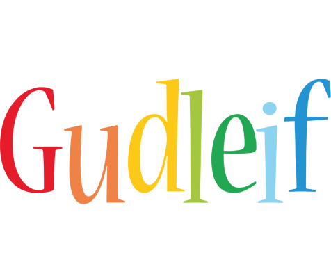 Gudleif birthday logo
