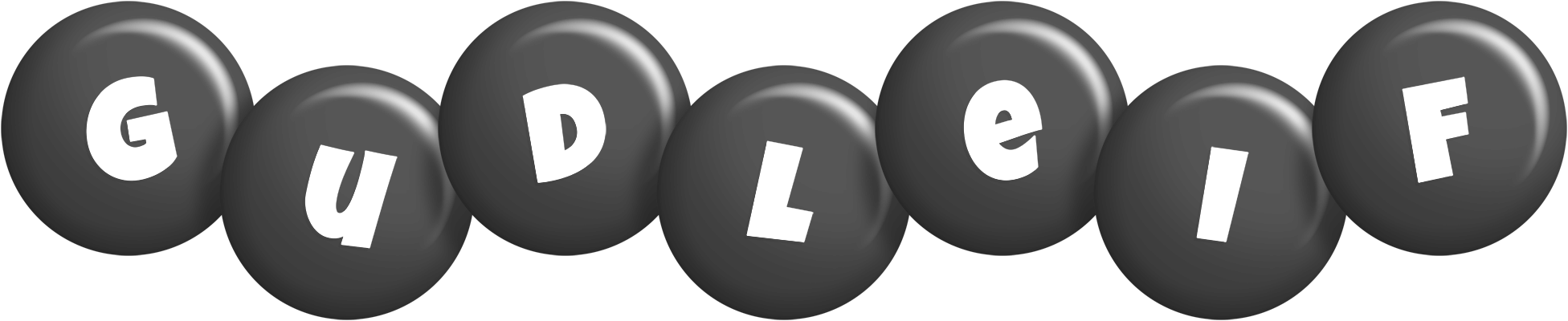 Gudleif candy-black logo