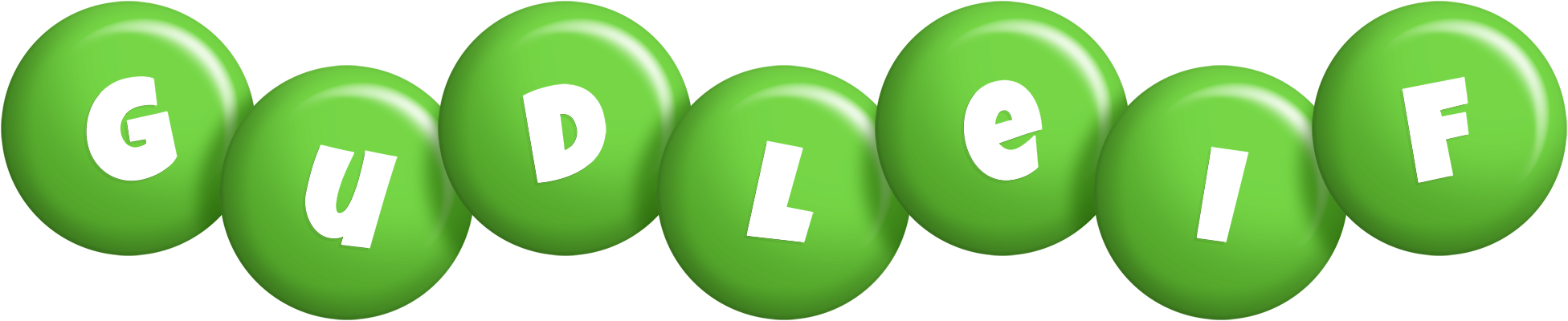 Gudleif candy-green logo