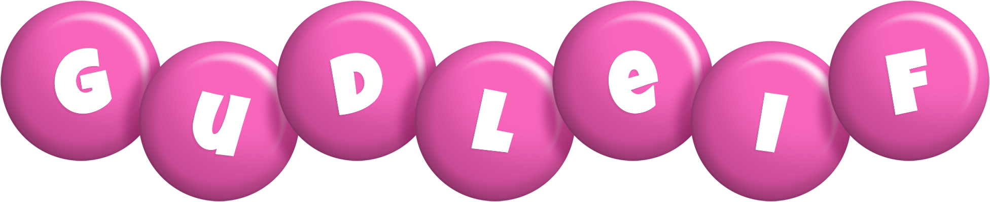 Gudleif candy-pink logo